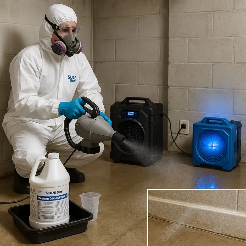 Sanitization and Odor Removal process in Cleveland, OK